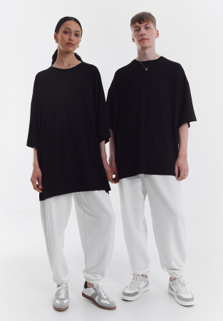 Футболка mega oversize unisex ➕ чёрная Футболка mega oversize unisex ➕ чёрная